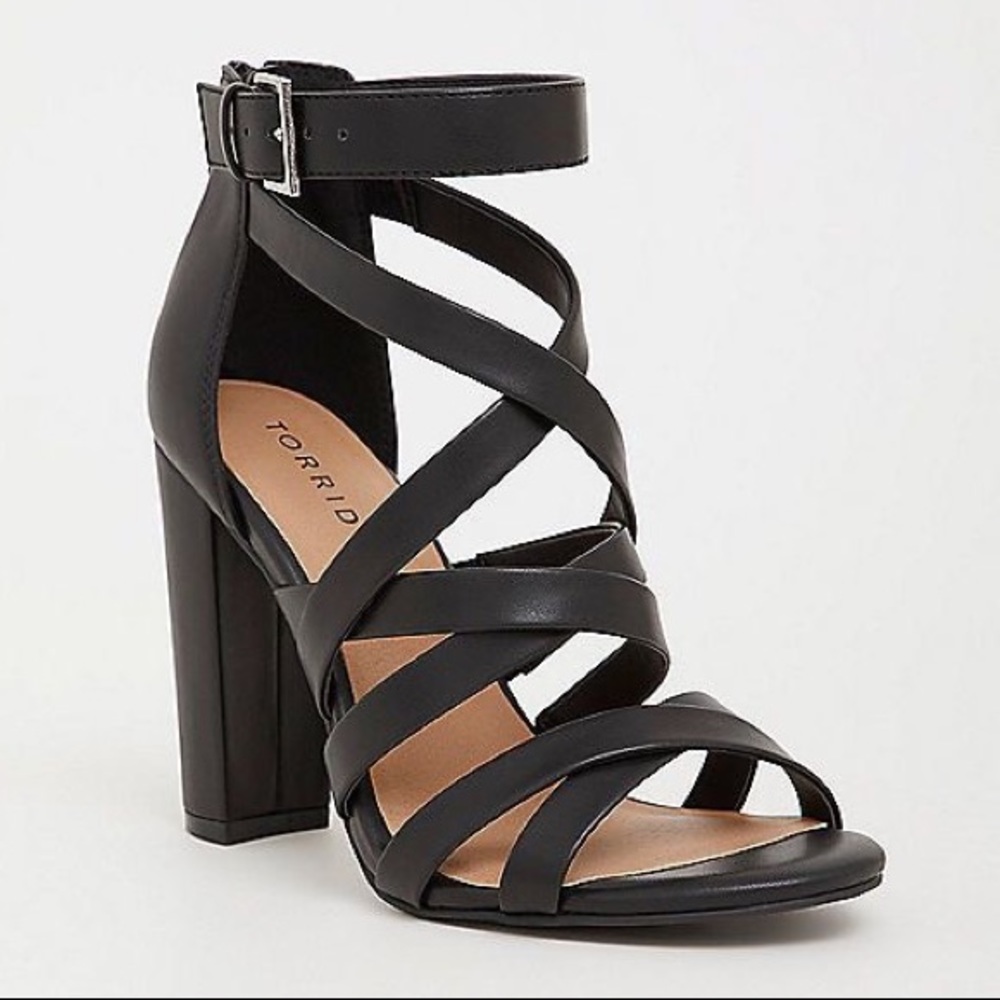 Torrid Strappy Heels 9 wide